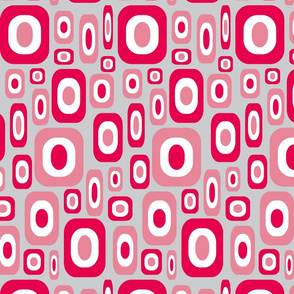 Squarely Vermilion on Silver
