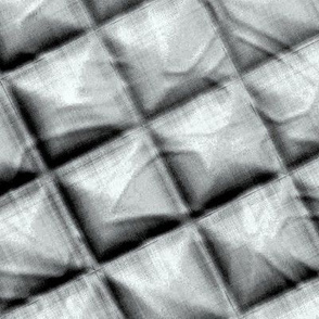 Quilted and Puffed ~ Silver