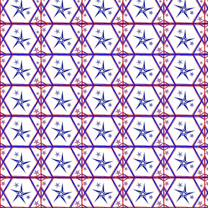 Red White and Blue Stars