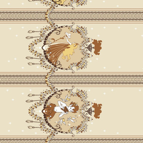 Cupid Painted Blind (Antique Border)
