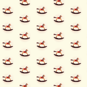 Rocking Horse wallpaper - thistleandfox - Spoonflower