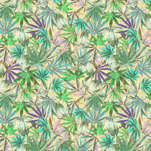 cannabis fabric, wallpaper & gift wrap - Spoonflower