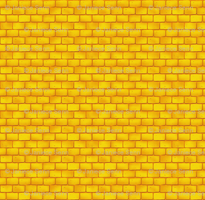 Yellow Brick Road fabric - whimzwhirled - Spoonflower