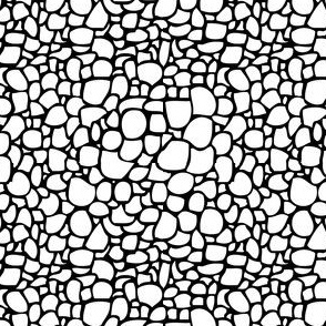 Colored Pebbles in Pinks fabric - coveredbydesign - Spoonflower