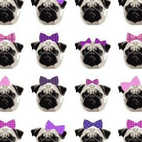 Pretty Pug Girls - Small Scale (Client Requested)