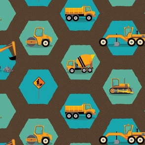 Heavy Machinery Dirt Hex - Small