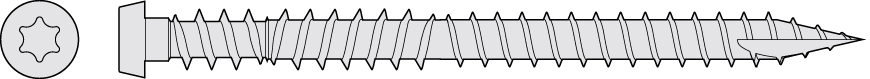 Deckfast Cap-tor Screw