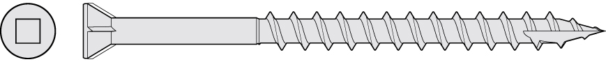 Deckfast Stainless Trim Head Screw
