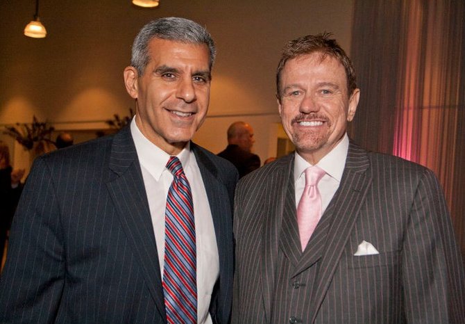 Senator Joseph Kyrillos and Robert Stack