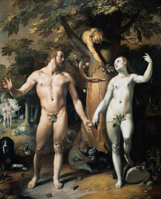 Cornelisz van Haarlem's "Adam and Eve"