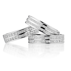 Symbolising the eternal circle of love and life, the Carol Anne collection of eternity rings combines classic interpretation with cutting edge design, and always with the quality and value you expect from a Carol Anen piece