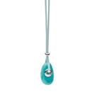 Kit Heath Silver Carve Turquoise Necklace