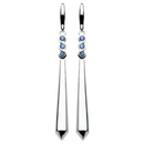 Elodie Labyrinth Sapphire Drop Earrings