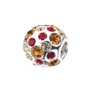 Orange & Red Glitterball