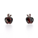 Babette Wasserman Infinity Apple Studs