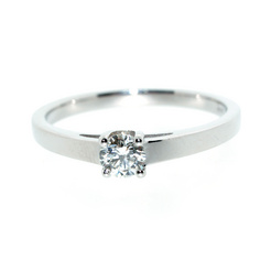 image of 18ct White Gold 4 Claw 0.26ct Diamond Ring