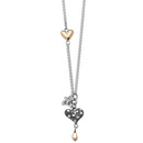 
Linda Macdonald Flutter Dotty Silver & 9ct Yellow Gold Necklace