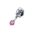 October Crystal Charm