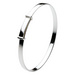 Simple Silver Christening Bangle