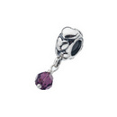 February Crystal Charm