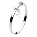 Dinky Diamond Cross Bangle