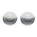 Kit Heath Silver Chantilly Stud Earrings