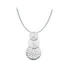 Kit Heath Silver Triple Champagne Necklace