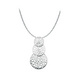 Kit Heath Silver Triple Champagne Necklace