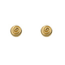 Kit Heath 18ct Gold Plated Silver English Rose Stud Earrings