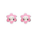 Opal Birthstone Flower Stud Earrings (Oct)