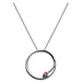 Elodie Serpentine Pink Sapphire & Diamond Necklace