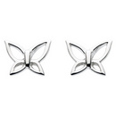 Cut Out Butterfly Stud Earrings