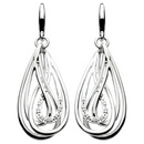 Elodie Weave Diamond Earrings