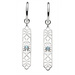 
Kit Heath Silver Filigree Topaz Earrings