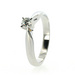 18ct White Gold 4 Claw High Set 0.20ct Diamond Ring