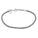 Beachcomber Smokey Grey Cord Bracelet