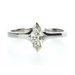 18ct White Gold Marquise 0.33ct Diamond Ring