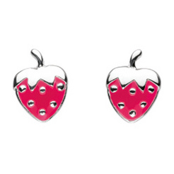 image of Scrumptious Strawberry Stud Earrings