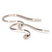 Earring Hooks, Silver/Diamond