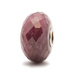 
Ruby with silver core