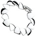SALE! Kit Heath Silver Curved Triangle Bracelet