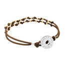 Knot Gold Chocolate Bracelet