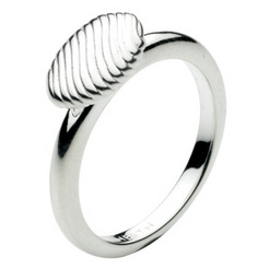 image of Kit Heath Oasis Ridged Pebble Ring