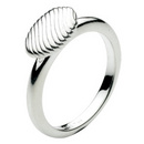 Kit Heath Oasis Ridged Pebble Ring