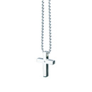 Sterling Silver Diamond Set Cross Necklace