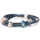 Trollbeads Blue Leather Bracelet