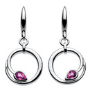 Elodie Serpentine Pink Sapphire Earrings