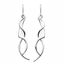 Sterling Silver Lobster Claw Drop Earrings