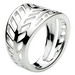 
Kit Heath Silver Applique Leaf Ring