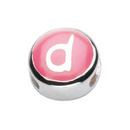 Alphabet Charm Bead D